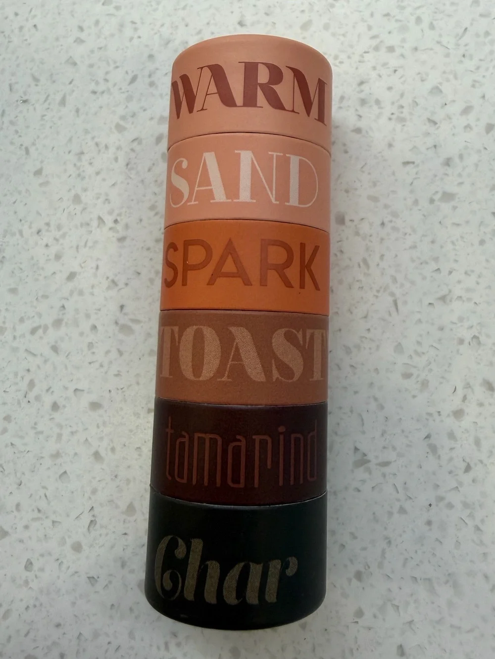 Melt Cosmetics Warm Browns Petite Eyeshadow Stack and NoODS Lipstick in Paulina